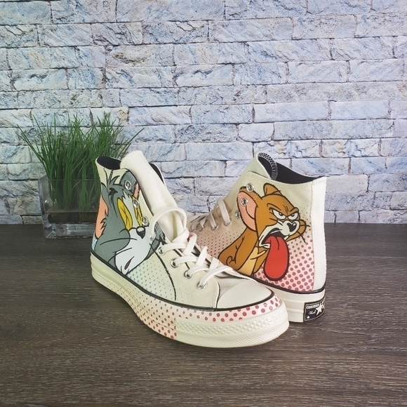 Converse Shoes - New Converse Tom and Jerry Chuck 70 High T…